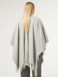 Marina Rinaldi Accessori | Accessori*Poncho in tessuto tinto filo GRIGIOMEDIO