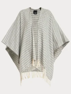 Marina Rinaldi Accessori | Accessori*Poncho in tessuto tinto filo GRIGIOMEDIO