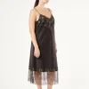 Marina Rinaldi Abiti | Abiti*Sottoveste in raso satin TESTAMORO