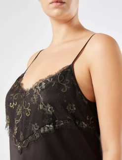 Marina Rinaldi Abiti | Abiti*Sottoveste in raso satin TESTAMORO