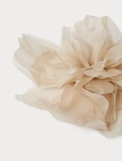 Marina Rinaldi Accessori | Accessori*Spilla a fiore in organza BEIGE
