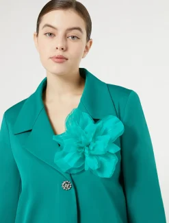 Marina Rinaldi Accessori | Accessori*Spilla in organza di seta VERDE