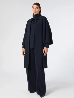 Marina Rinaldi Giacche | Collezione Elegante*Spolverino in cady BLUNOTTE
