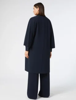 Marina Rinaldi Giacche | Collezione Elegante*Spolverino in cady BLUNOTTE