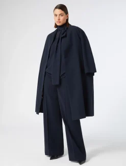 Marina Rinaldi Giacche | Collezione Elegante*Spolverino in cady BLUNOTTE