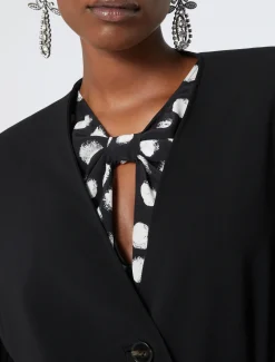 Marina Rinaldi Cappotti & Trench | Cappotti & Trench*Spolverino in cady triacetato NERO