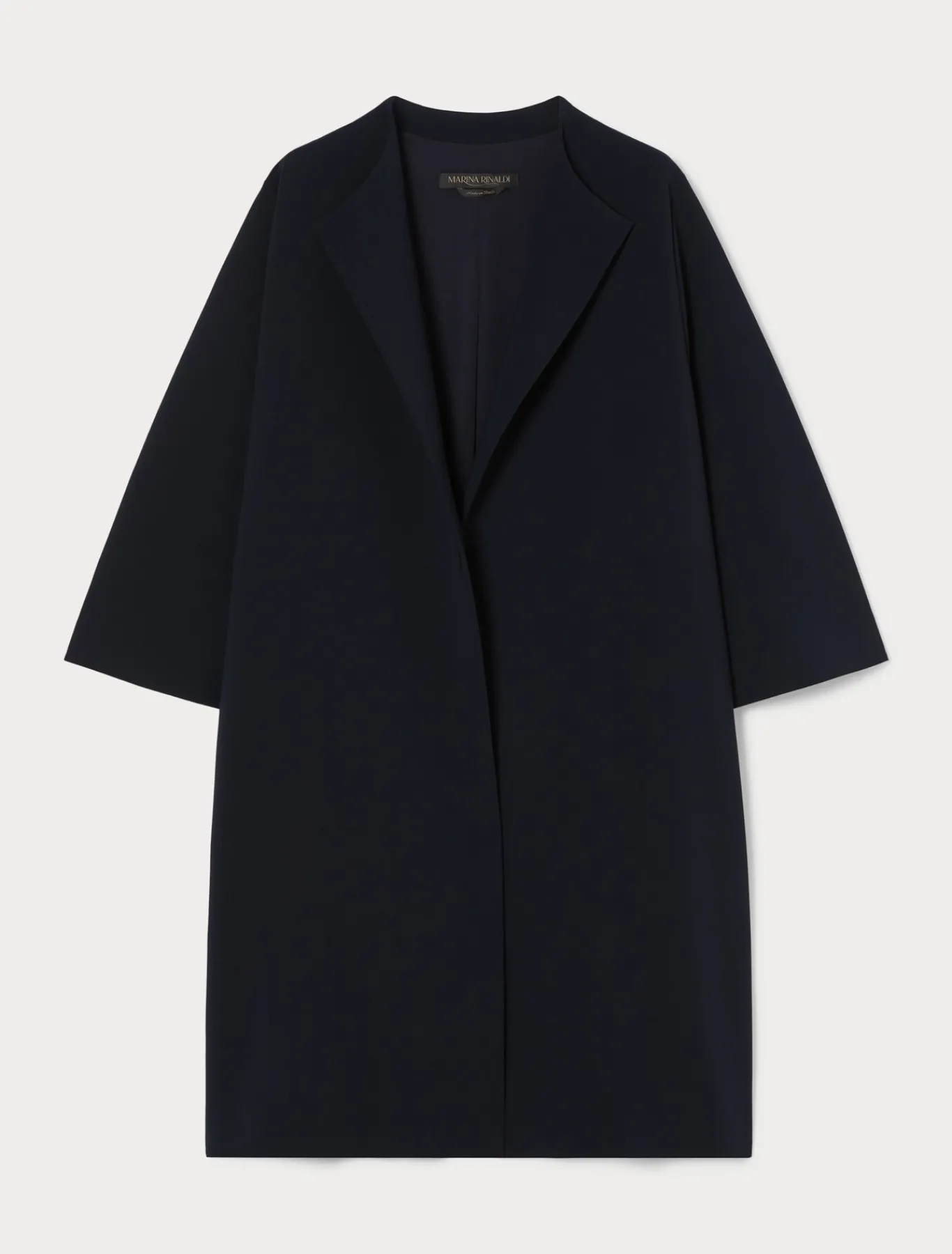Marina Rinaldi Giacche | Cappotti & Trench*Spolverino in cady triacetato BLUNOTTE