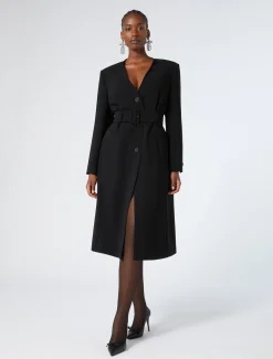 Marina Rinaldi Cappotti & Trench | Cappotti & Trench*Spolverino in cady triacetato NERO