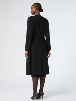 Marina Rinaldi Cappotti & Trench | Cappotti & Trench*Spolverino in cady triacetato NERO