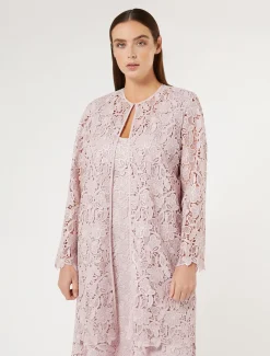 Marina Rinaldi Giacche | Cappotti & Trench*Spolverino in macramè ROSA