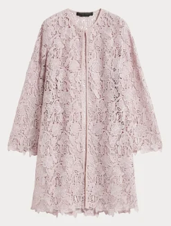 Marina Rinaldi Giacche | Cappotti & Trench*Spolverino in macramè ROSA