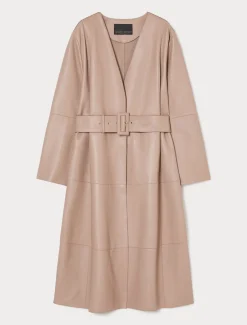 Marina Rinaldi Cappotti & Trench | Cappotti & Trench*Spolverino in nappa e jersey MARRONENUDO