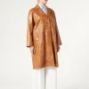 Marina Rinaldi Cappotti & Trench | Cappotti & Trench*Spolverino in nappa stampa cocco CAMMELLO