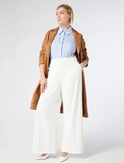 Marina Rinaldi Cappotti & Trench | Cappotti & Trench*Spolverino in nappa stampa cocco CAMMELLO