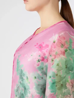 Marina Rinaldi Giacche | Cappotti & Trench*Spolverino in organza di seta ROSA