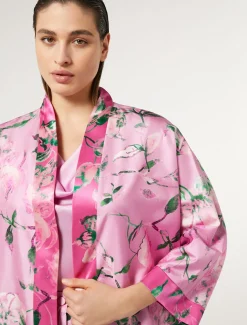 Marina Rinaldi Giacche | Collezione Elegante*Spolverino in twill di seta ROSA