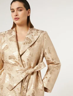 Marina Rinaldi Giacche | Cappotti & Trench*Spolverino jacquard MIELE
