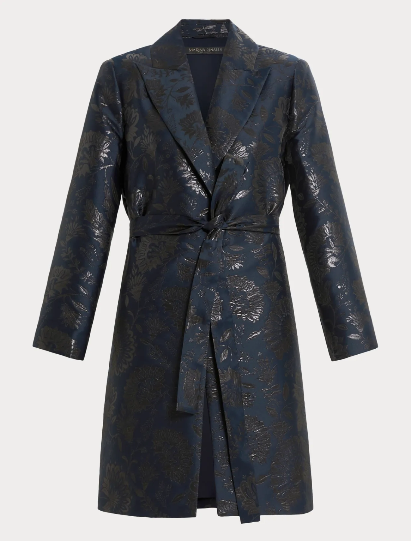 Marina Rinaldi Giacche | Cappotti & Trench*Spolverino jacquard BLUNOTTE