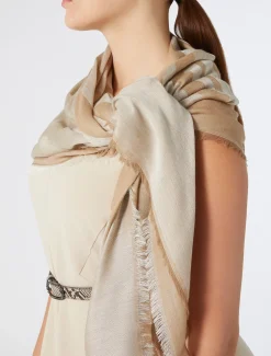 Marina Rinaldi Accessori | Accessori*Stola jacquard in misto cachemire BEIGE