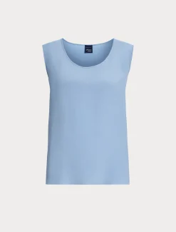 Marina Rinaldi Bluse | Camicie & Bluse*Top in acetato e seta AZZURRO