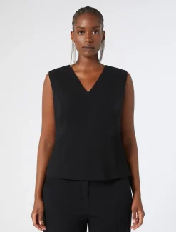 Marina Rinaldi Bluse | Camicie & Bluse*Top in cady triacetato NERO