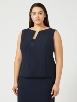 Marina Rinaldi Bluse | Camicie & Bluse*Top in cady triacetato BLUNOTTE
