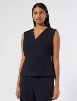 Marina Rinaldi Bluse | Camicie & Bluse*Top in cady triacetato BLUNOTTE