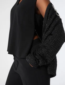 Marina Rinaldi Bluse | Camicie & Bluse*Top in cady triacetato NERO