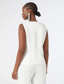 Marina Rinaldi Bluse | Camicie & Bluse*Top in cady triacetato BIANCO