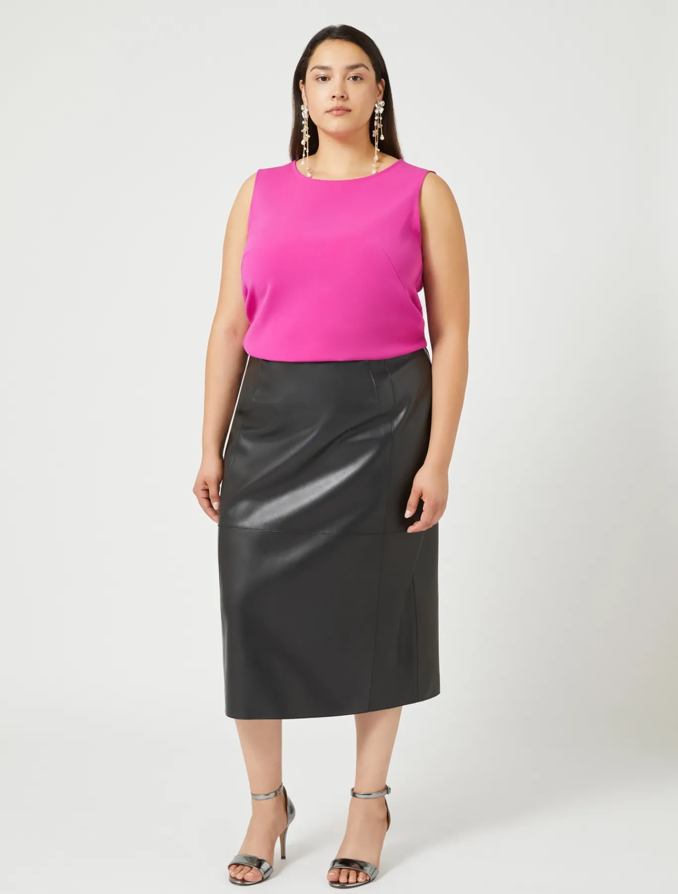 Marina Rinaldi Top & T-Shirt | Top & T-Shirt*Top in cady triacetato FUXIA