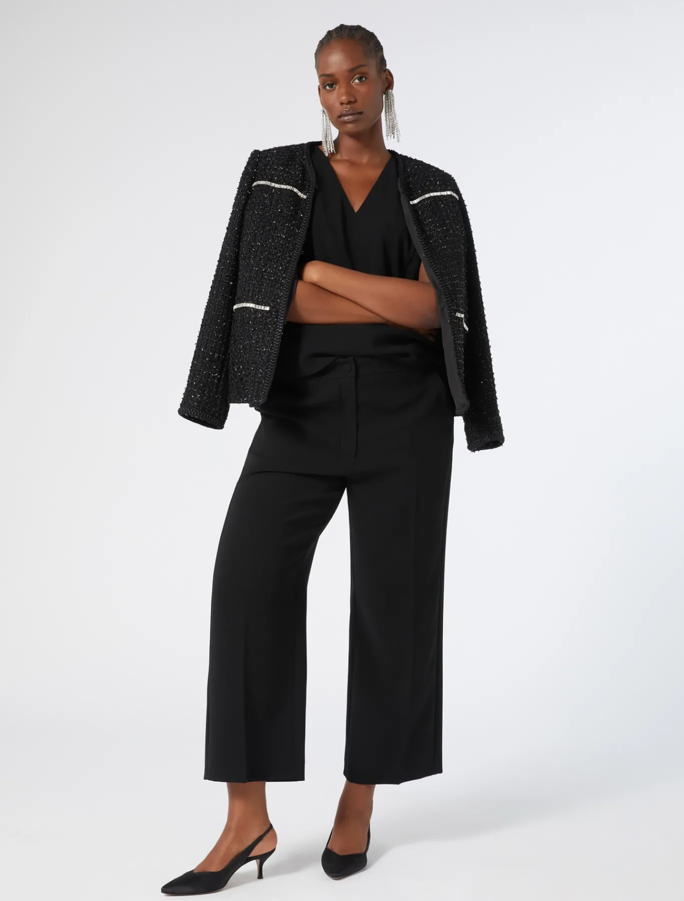 Marina Rinaldi Bluse | Camicie & Bluse*Top in cady triacetato NERO
