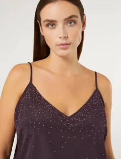 Marina Rinaldi Accessori | Top & T-Shirt*Top in crêpe de Chine BORDEAUX