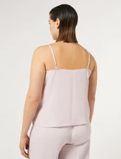 Marina Rinaldi Accessori | Collezione Elegante*Top in crêpe de Chine ROSA