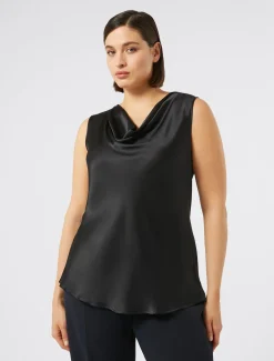 Marina Rinaldi Bluse | Collezione Elegante*Top in crêpe envers satin BLUNOTTE