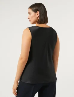 Marina Rinaldi Bluse | Collezione Elegante*Top in crêpe envers satin BLUNOTTE