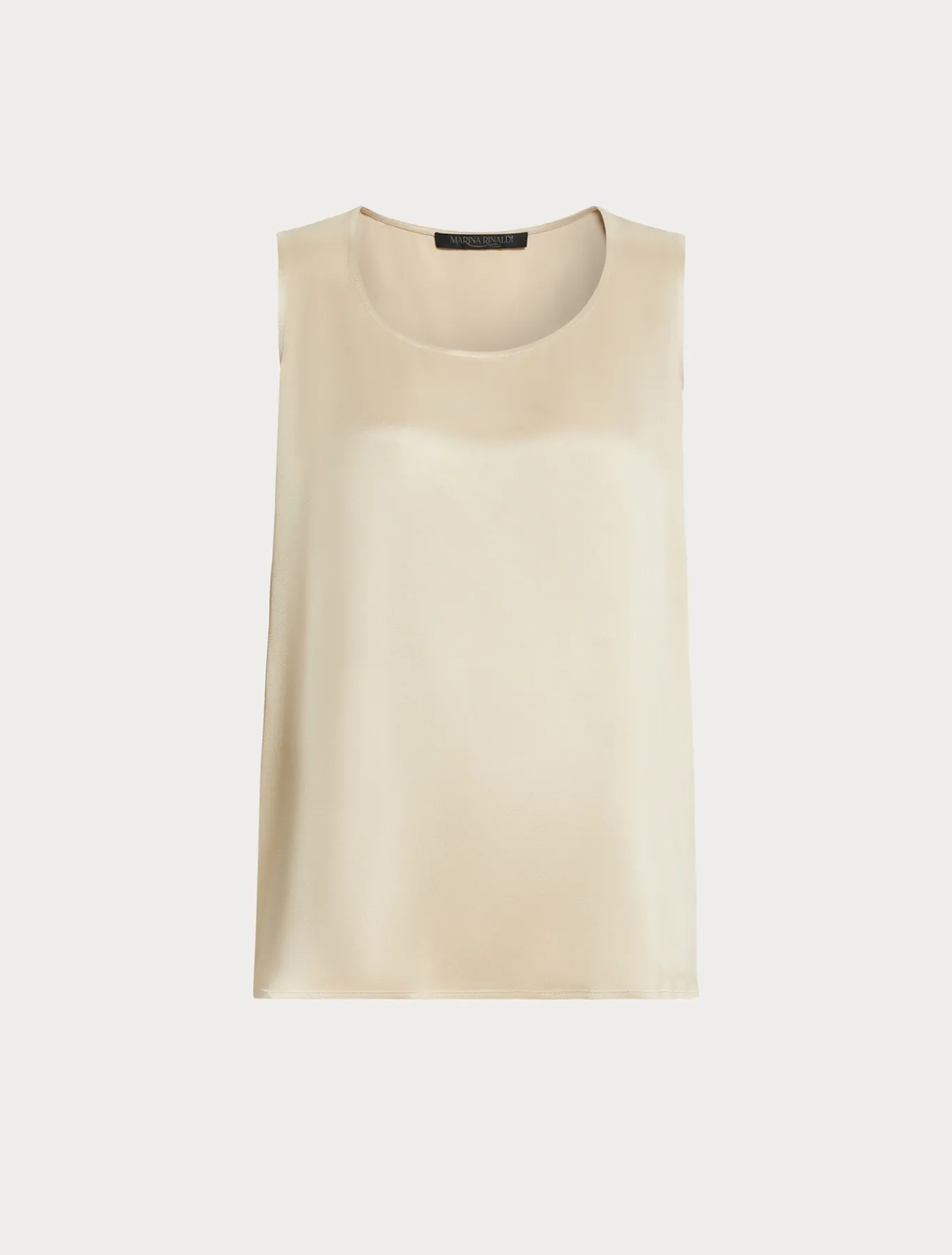 Marina Rinaldi Bluse | Camicie & Bluse*Top in crêpe envers satin MIELE