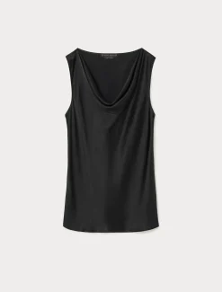 Marina Rinaldi Bluse | Camicie & Bluse*Top in crêpe envers satin NERO