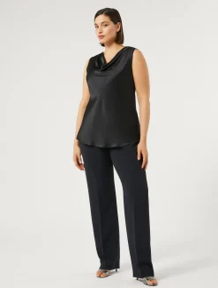 Marina Rinaldi Bluse | Collezione Elegante*Top in crêpe envers satin BLUNOTTE