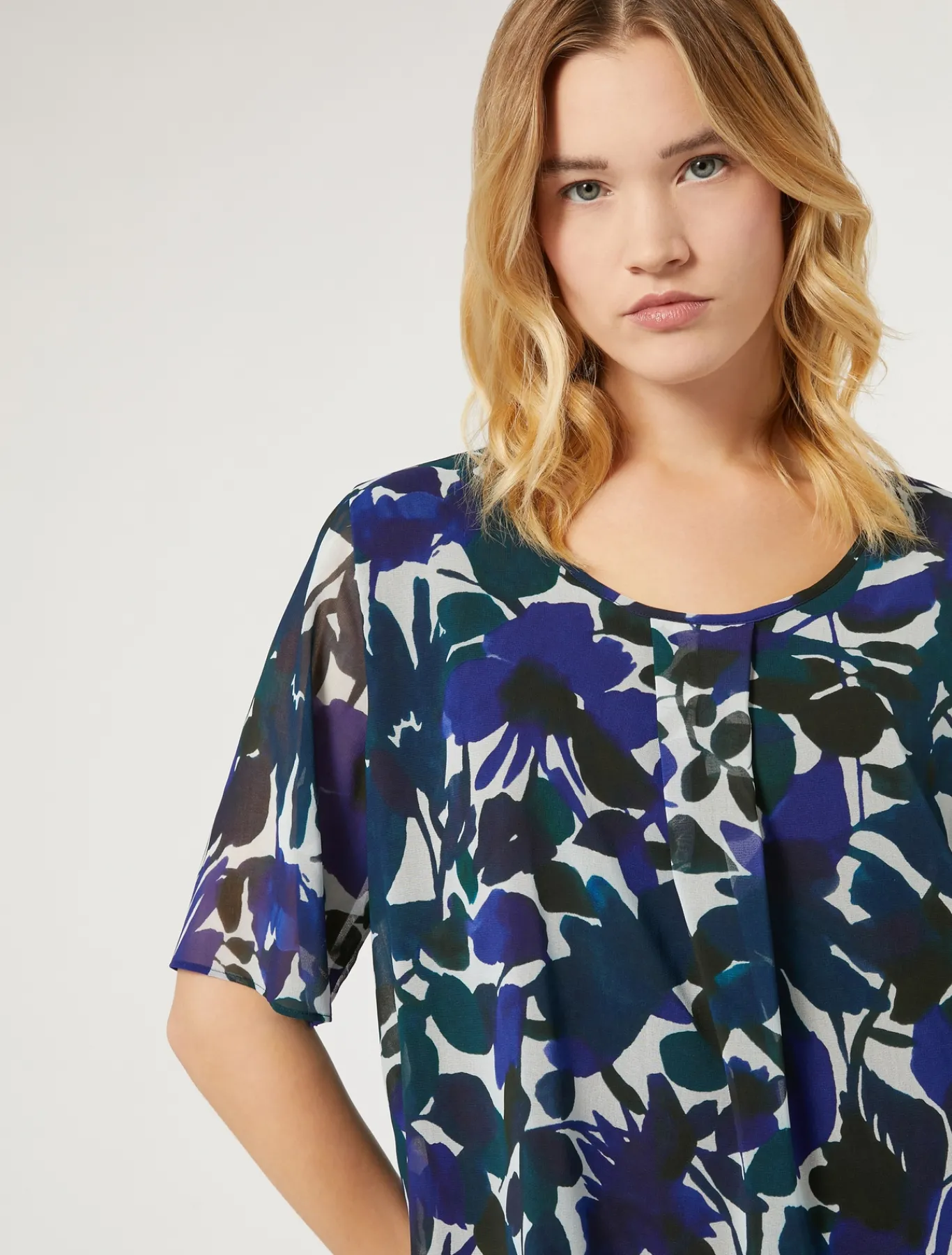 Marina Rinaldi Bluse | Camicie & Bluse*Top in georgette CAFFE`