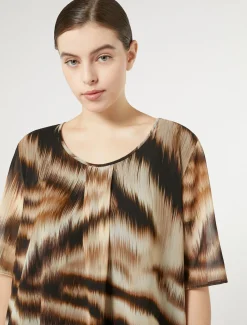 Marina Rinaldi Bluse | Selezione Elegante*Top in georgette NERO