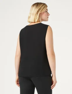 Marina Rinaldi Bluse | Camicie & Bluse*Top in georgette NERO