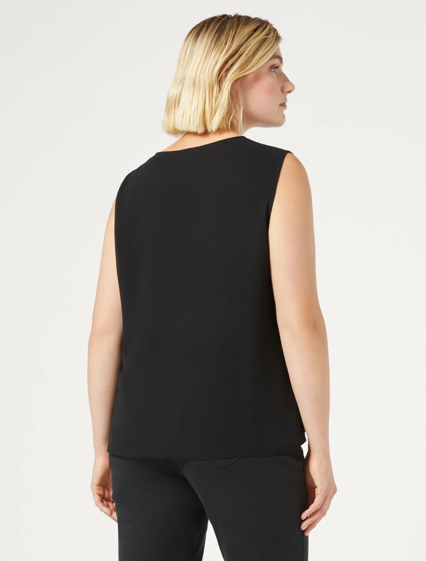 Marina Rinaldi Bluse | Camicie & Bluse*Top in georgette NERO