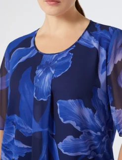 Marina Rinaldi Bluse | Camicie & Bluse*Top in georgette stampata BLUNOTTE