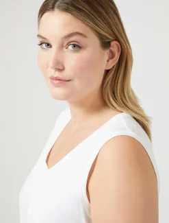 Marina Rinaldi Top & T-Shirt | Top & T-Shirt*Top in jersey BIANCOOTTICO