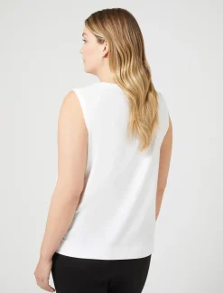 Marina Rinaldi Top & T-Shirt | Top & T-Shirt*Top in jersey BIANCOOTTICO