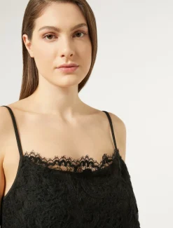 Marina Rinaldi Top & T-Shirt | Top & T-Shirt*Top in jersey con pizzo ANTRACITE