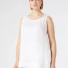 Marina Rinaldi Top & T-Shirt | Top & T-Shirt*Top in lino BIANCOOTTICO