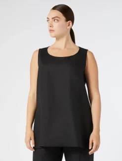 Marina Rinaldi Top & T-Shirt | Top & T-Shirt*Top in lino NERO