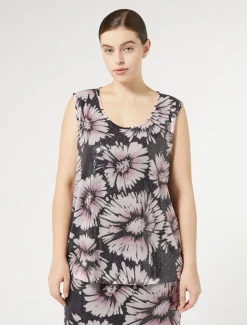Marina Rinaldi Bluse | Selezione Elegante*Top in paillettes e raso BLUNOTTE