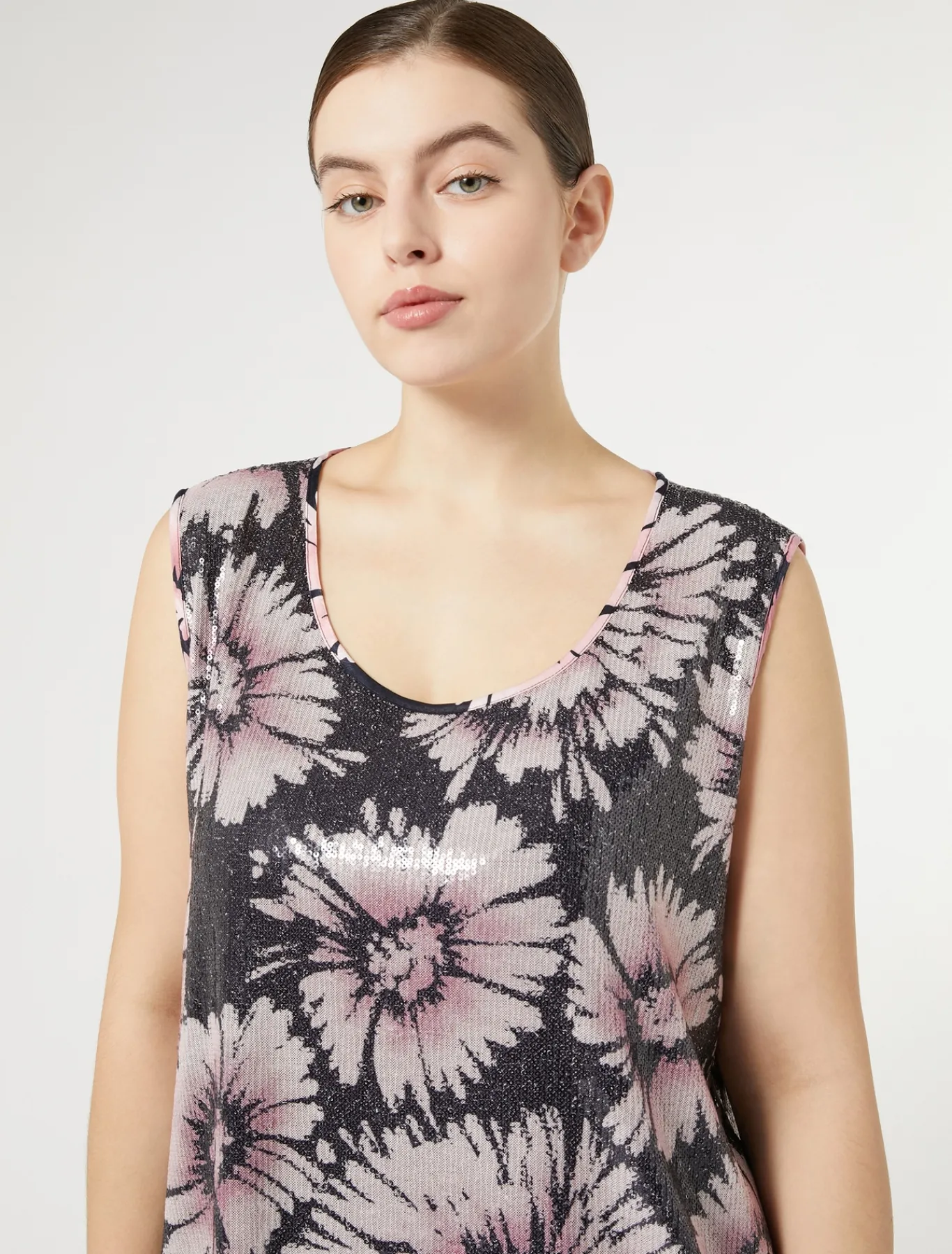 Marina Rinaldi Bluse | Selezione Elegante*Top in paillettes e raso BLUNOTTE